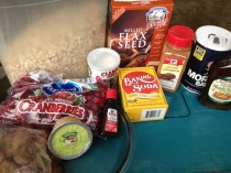 Banana Cranberry Ingredients