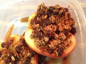 Apple Crumble for One