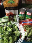 Broccoli Pesto with Rice Noodle Ingredients