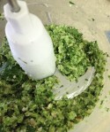 Broccoli Pesto with Rice Noodles