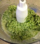 Broccoli Pesto with Rice Noodles