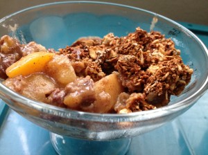Peach Crumble