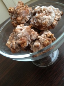 Peanut Butter Shakeology No Bake Freezer Cookies