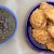 Vegan Oatcakes and Blueberry Syrup
