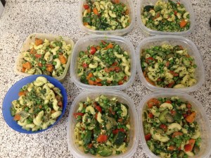 Vegan Summer Pesto and Veggies