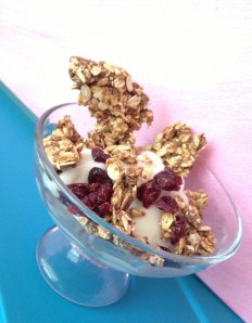 Chocolate Shakeology Almond Butter Granola