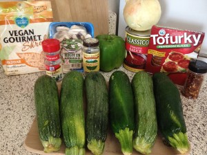 Vegan Zucchini Pizza Boats