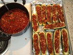 Vegan Zucchini Pizza Boats
