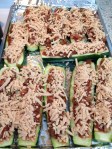 Vegan Zucchini Pizza Boats