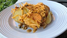 Vegan and Gluten Free Scalloped Two Potatoes
