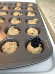 Vegan Sugar Free and Gluten Free Blackberry Protein Mini-Muffins