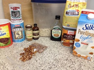 Pumpkin Pie Baked Oatmeal Bars