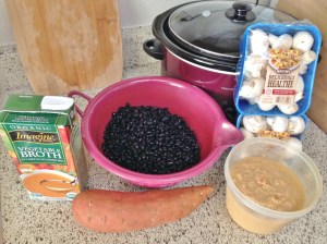 Crockpot Leftover Queso Chili