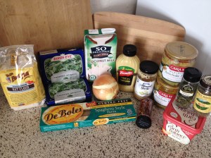 Vegan and Gluten Free Spinach Artichoke Dip Pasta