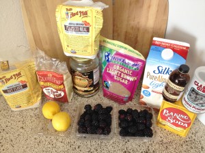 Lemon Blackberry Muffins - Vegan and GF