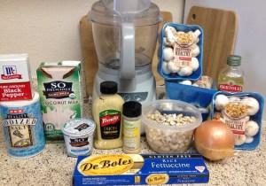 Creamy Cashew Mushroom Stroganoff