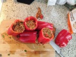 Crockpot Stuffed Peppers & Savory Scones