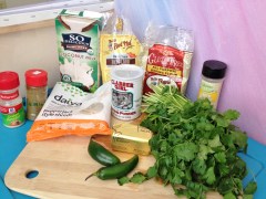 Crockpot Stuffed Peppers & Savory Scones