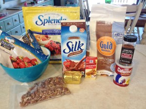 Vegan Strawberry Short Biscuits with Pecan Cream