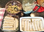 Vegan and Gluten-Free Cauliflower Alfredo Enchiladas