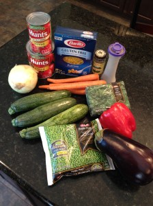 Vegan and Gluten- Free Roasted Eggplant Marinara Macaroni