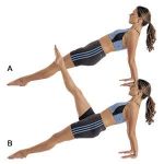 Reverse Plank with Leg Pull