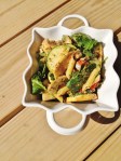 Vegan and Gluten-Free Summery Chimichurri Pesto Pasta Salad