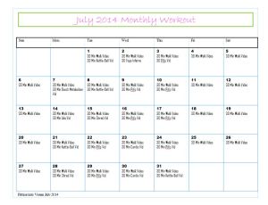 July Workouts