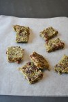 Raw 3 Ingredient Vegan and Gluten-Free Seed-y Cherry Bars, no nuts