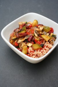 Vegan and Gluten-Free Spicy Fajita Casserole