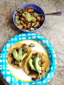 Vegan and Gluten-Free Leftover Taco Salad