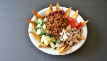 Vegan and GF Taco Salad w/Baked Chips