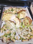 Thanksgiving Herbed Roasted Cabbage and Brussels Sprouts