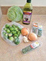 Thanksgiving Herbed Roasted Cabbage and Brussels Sprouts