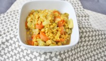 Vegan and Gluten-Free Lightly Curried Lentil Dal