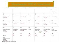 November Monthly Workout