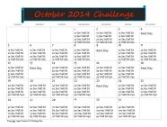 Fitting Into Vegan October Workout Challenge