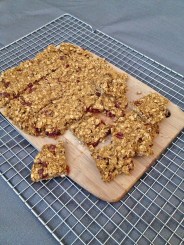 Vegan and Gluten-free Pumpkin Cranberry Bars