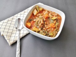 Vegan Roasted Butternut and Garlic Minestrone