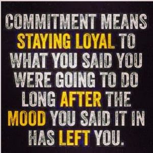 Commitment Means