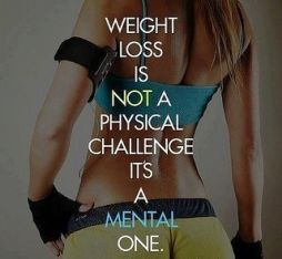 Weight loss is mental not physical