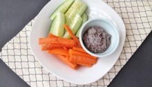 Vegan and Gluten-Free Roasted Garlic and Black Bean Hummus