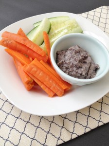Vegan and Gluten-Free Roasted Garlic and Black Bean Hummus