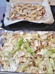 Onion Chive Roasted Cabbage and Potatoes