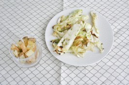 Onion Chive Roasted Cabbage and Potatoes
