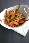 Vegan, Gluten-Free, Sugar-Free and Clean Eating Maple Mustard Glazed Roasted Veggies