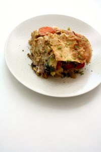 Vegan, Gluten-Free, Clean Eating Pad Thai Enchilada Pie