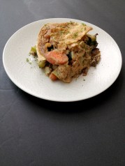 Vegan, Gluten-Free, Clean Eating Pad Thai Enchilada Pie