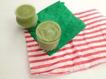 Vegan and GF SF Green Tofu Tropical Smoothie