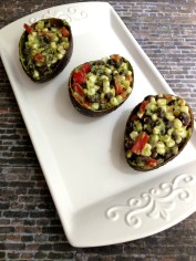 Avocado Pesto Smothered Corn Salad